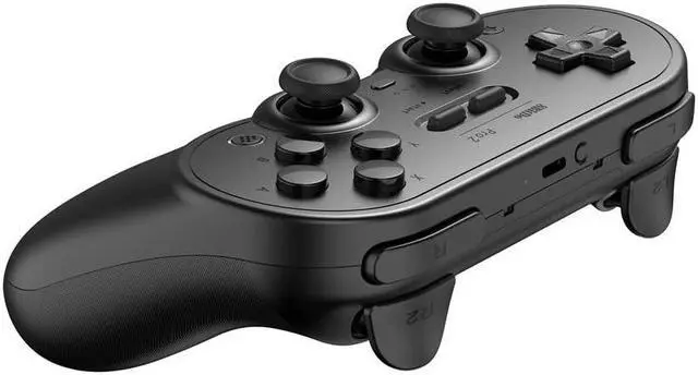 Alt view image 3 of 5 - 8bitdo Pro 2 Bluetooth GamePad (Black Edition)