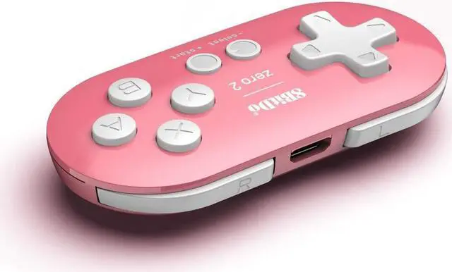 Alt view image 10 of 11 - 8BitDo Zero 2 Controller - Pink