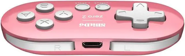 Alt view image 11 of 11 - 8BitDo Zero 2 Controller - Pink
