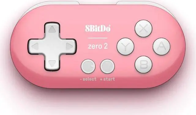 Alt view image 9 of 11 - 8BitDo Zero 2 Controller - Pink
