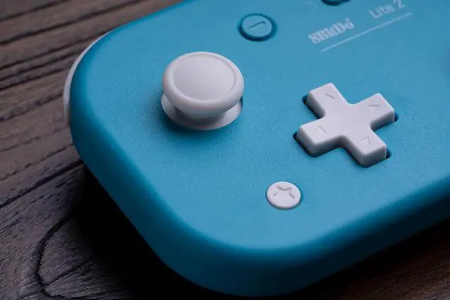 Alt view image 5 of 6 - 8Bitdo Lite 2 Bluetooth Wireless Gamepad for Switch, Android and Raspberry Pi - Turquoise