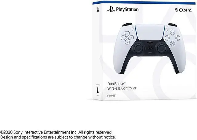 Alt view image 2 of 4 - 2 Pack Sony PlayStation 5 DualSense Wireless Controller - Glacier White