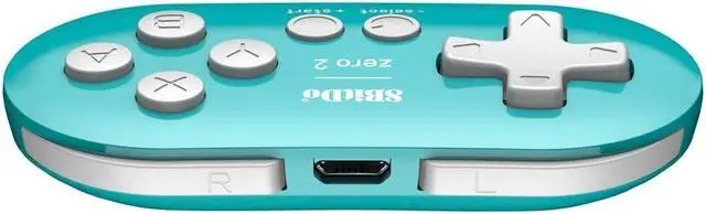 Alt view image 5 of 6 - 8BitDo Zero 2 Controller - Turquoise