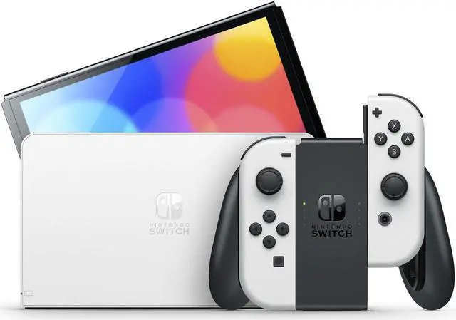 Alt view image 3 of 7 - Nintendo Switch OLED NEON Edition with MightySkins Custom Console and Controller Skin Voucher - Japan Import with US Plug