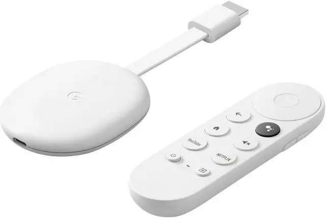 Alt view image 16 of 19 - Google Nest GA03131 Chromecast With Google TV (HD) - Snow