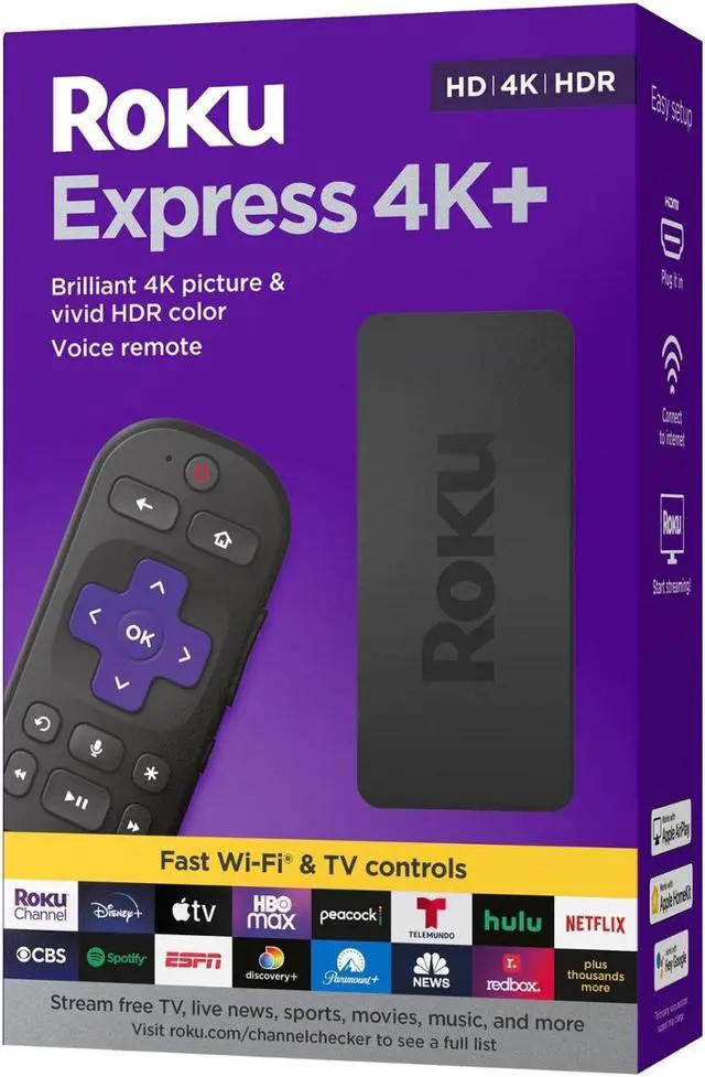 Alt view image 15 of 19 - Roku 3941R Express 4K+ Streaming Device