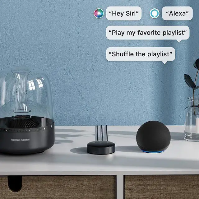 Alt view image 4 of 4 - WiiM MINI AirPlay 2 Receiver Chromecast Hi-Res Audio WiFi Multiroom Streamer, Works with Alexa, Siri, Google