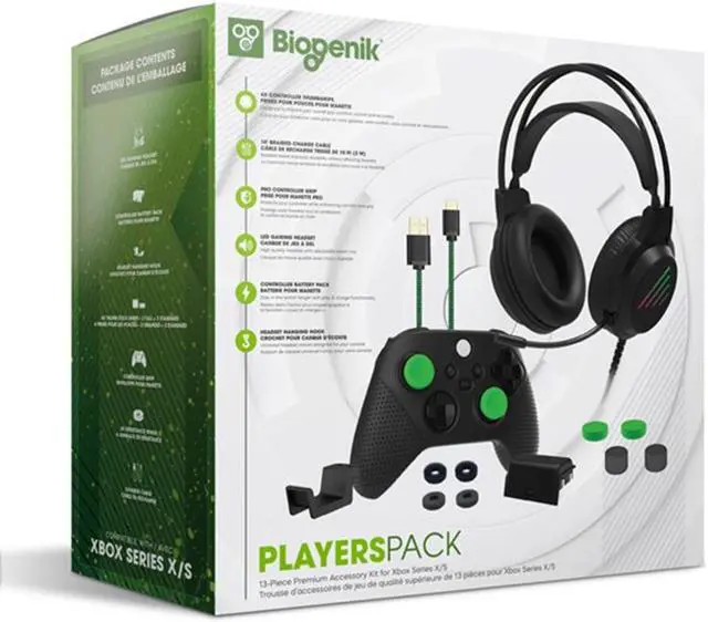 Main image of Biogenik Player Pack Accessory Kit For Xbox Series S / X - BGK386-BIL