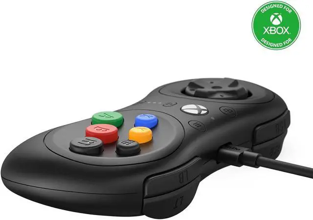 Alt view image 2 of 5 - 8Bitdo M30 Wired Controller for Xbox Series X|S, Xbox One, and Windows with 6-Button Layout - Officially Licensed