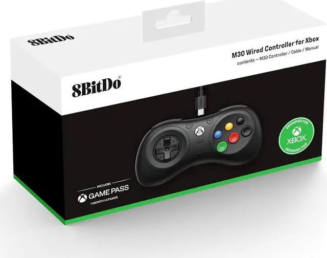 Alt view image 5 of 5 - 8Bitdo M30 Wired Controller for Xbox Series X|S, Xbox One, and Windows with 6-Button Layout - Officially Licensed