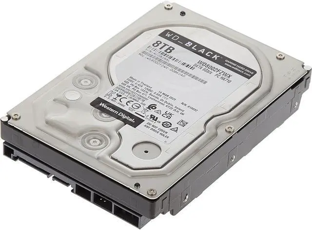 Alt view image 7 of 8 - WD Black WD8002FZWX 8TB 7200 RPM 128MB Cache SATA 6.0Gb/s 3.5" Hard Drives