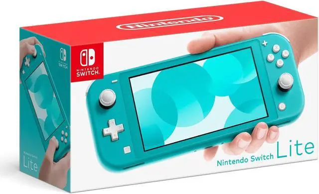 Main image of Nintendo Switch Lite 32GB Handheld Video Game Console - Turquoise - Japan Import with US Plug