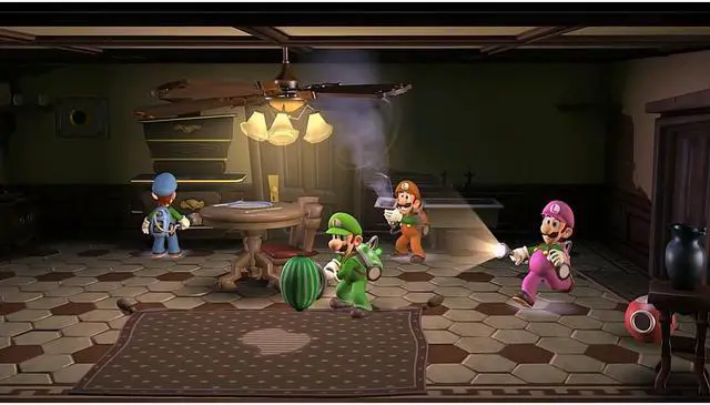 Alt view image 3 of 4 - Luigis Mansion 2 HD - Nintendo Switch - US Version Physical Game with Screen Cleaning Cloth