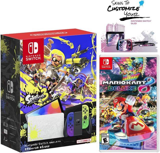 Nintendo Switch Splatoon 3 Edition JOYCONS and Straps hot Only