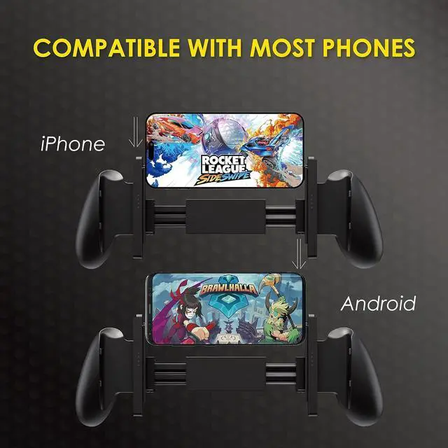 Alt view image 5 of 5 - Mobile Gaming Corps PROTEUS Transforming 3-in-1 Grip for Nintendo Switch, iPhone and Android Mobile Phones