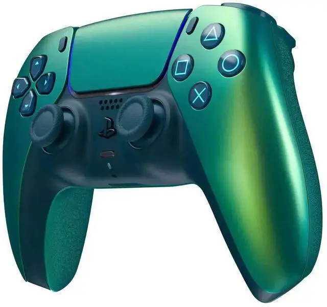 Alt view image 3 of 4 - Sony PlayStation 5 DualSense Wireless Controller with MightySkins Custom Decal Skin Voucher - Chroma Teal