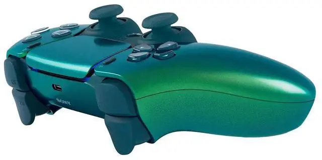 Alt view image 4 of 4 - Sony PlayStation 5 DualSense Wireless Controller with MightySkins Custom Decal Skin Voucher - Chroma Teal