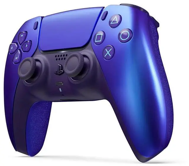 Alt view image 4 of 4 - Sony PlayStation 5 DualSense Wireless Controller with MightySkins Custom Decal Skin Voucher - Chroma Indigo