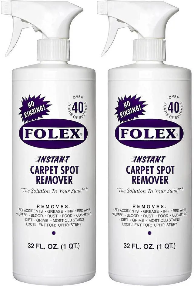 Alt view image 2 of 3 - 2 Pack Folex Instant Carpet Spot Remover Carpet Cleaner - 32 oz - Removes Pet Accidents, Grease, Red Wine and More