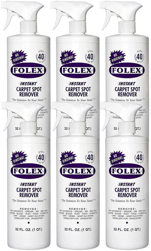 Alt view image 2 of 3 - Folex Instant Carpet Spot Remover, 32oz Pack of 6
