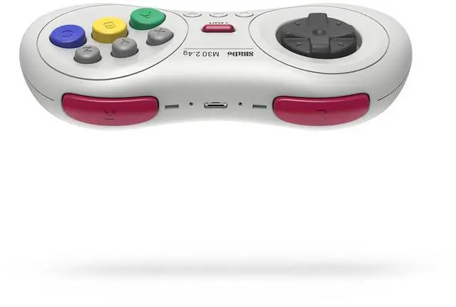 Alt view image 4 of 5 - 8Bitdo M30 2.4G Wireless Gamepad Controller for Sega Genesis Mini and Mega Drive Mini and Nintendo Switch - White