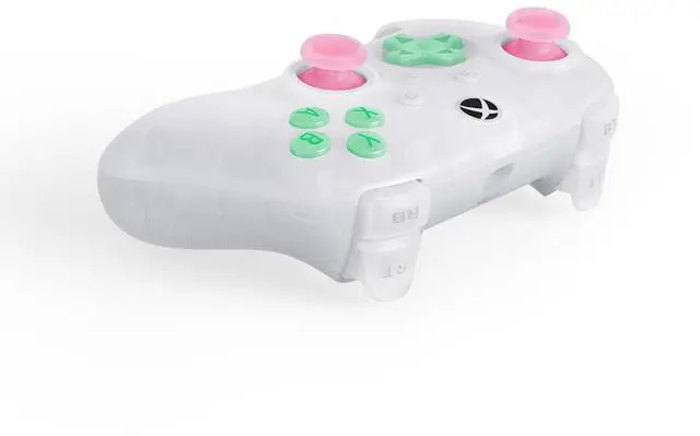 Alt view image 3 of 6 - 8Bitdo Ultimate Mini Wired Controller with RGB Ring, Hall Effect Joysticks and Triggers for Xbox, Windows - Translucent White