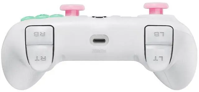 Alt view image 4 of 6 - 8Bitdo Ultimate Mini Wired Controller with RGB Ring, Hall Effect Joysticks and Triggers for Xbox, Windows - Translucent White