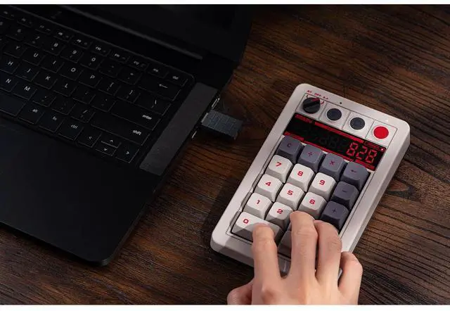 Main image of 8BitDo Retro 18 Wireless Mechanical Number Keypad and Calculator for Windows and Android - N Edition