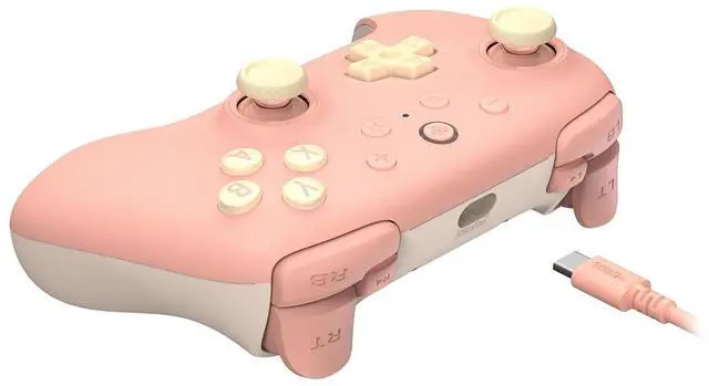 Alt view image 2 of 5 - Ultimate 2C Wired Controller Peach