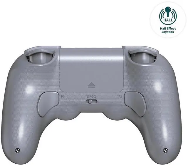 Alt view image 4 of 5 - 8Bitdo Pro 2 Bluetooth Wireless Gaming Controller with Hall Effect Joystick Update for Switch, PC, Android, and Steam Deck & Apple - Gray