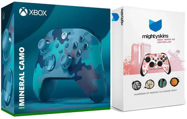 Main image of Xbox Wireless Controller for Series X, Series S, Windows with MightySkins Custom Skin Code - Mineral Camo