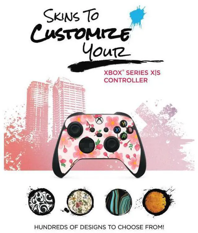 Alt view image 4 of 4 - Xbox Wireless Controller for Series X, Series S, Windows with MightySkins Custom Skin Code - Deep Pink