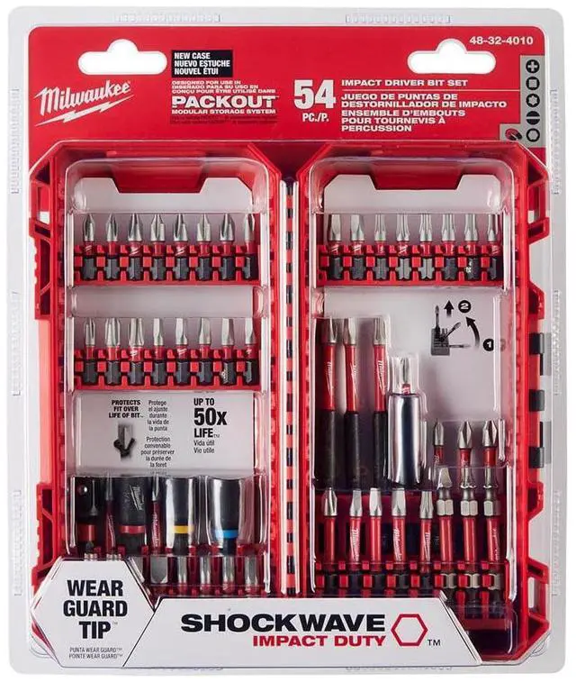 Alt view image 2 of 4 - Milwaukee 48-32-4010 SHOCKWAVE Impact Duty Alloy Steel Screw Driver Bit Set - 54 Piece Set