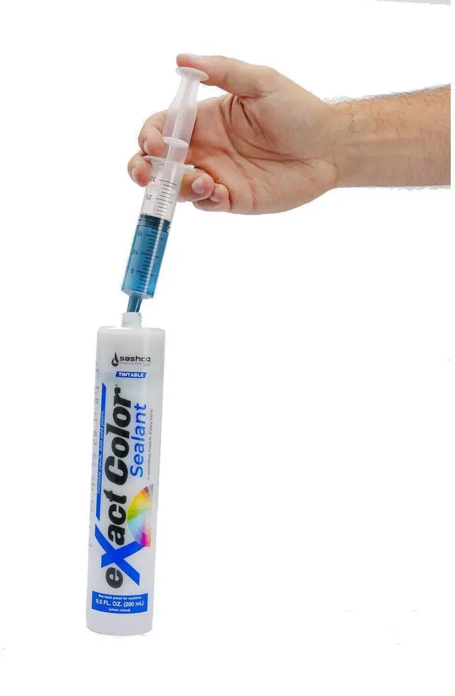 Alt view image 4 of 5 - Sashco 12030 9.5 oz eXact Color Tintable Latex Caulk DIY Kit