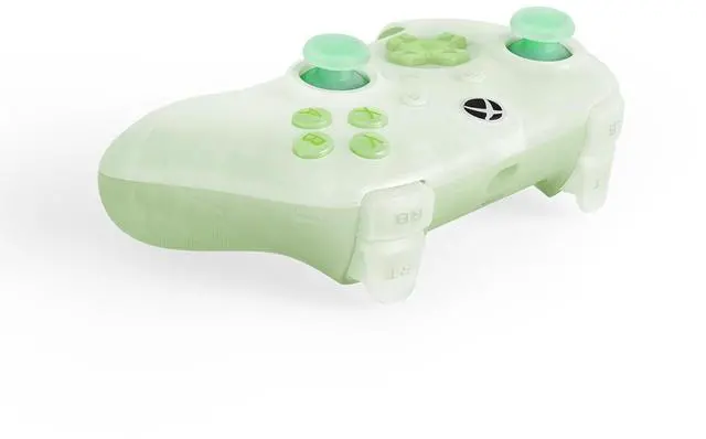 Alt view image 3 of 6 - 8Bitdo Ultimate Mini Wired Controller with RGB Ring, Hall Effect Joysticks and Triggers for Xbox, Windows - Translucent Green