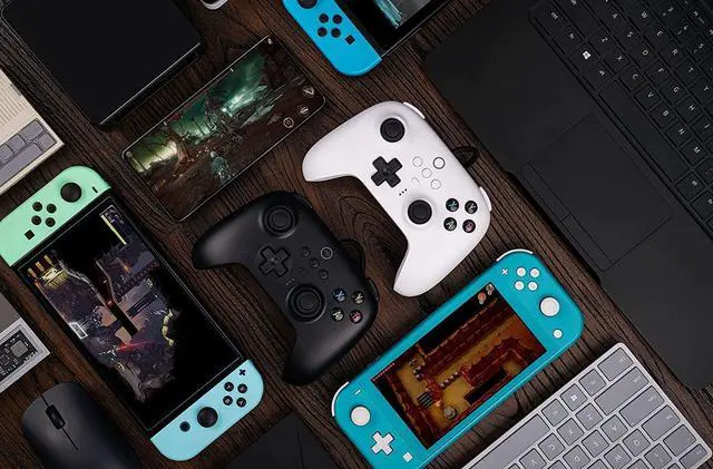 Alt view image 4 of 5 - 8Bitdo Ultimate USB Wired Controller for Nintendo Switch, Windows, Android, Steam Deck and Raspberry Pi - White