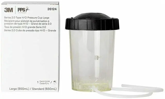 Alt view image 5 of 5 - 3M 26124 Pressure Spray Gun Cup,22 fl. oz.