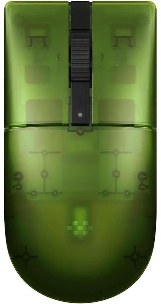 Alt view image 4 of 5 - 8BitDo Retro R8 Mouse Wireless Mouse with Charging Dock, Programmable Buttons and Kailh Sword GM X Micro Switches - Xbox Edition - Officially Licensed