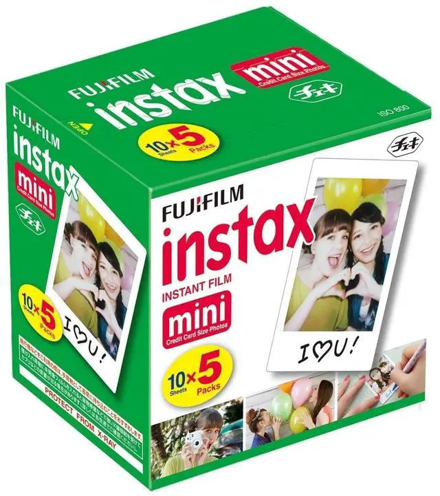 Alt view image 10 of 12 - Fujifilm Instax Mini Instant Film, 10 Sheets5 Pack(Total 50 Shoots)