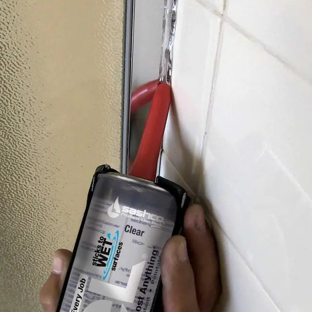 Alt view image 5 of 6 - Sashco Lexel 3 Pack 10.5 oz Kitchen Bath Multi-Use Clear Paintable Solvent Adhesive Caulk - 13010