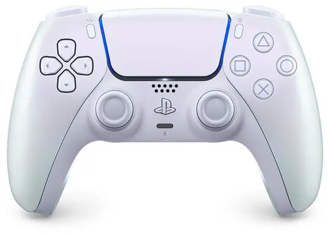 Alt view image 4 of 7 - Sony Playstation 5 Pro Bundle with Extra Chroma Pearl Controller, Plantronics Headset, Trigger Stop Kit, FPS Grip Kit and MightySkins Decal Voucher