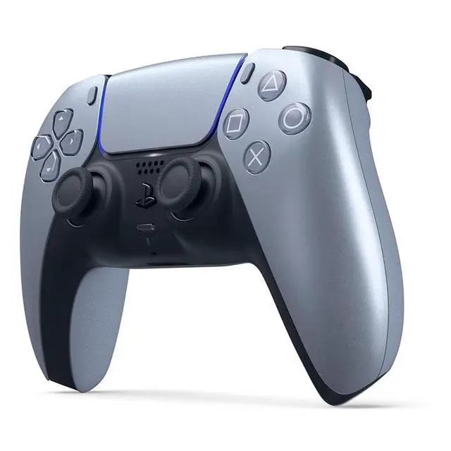 Alt view image 3 of 7 - Sony PlayStation 5 Astro Bot Slim Digital Bundle with Disc Drive, Extra Controller, Vertical Stand, MightySkins Voucher and 1 Year Extended Warranty - Sterling Silver