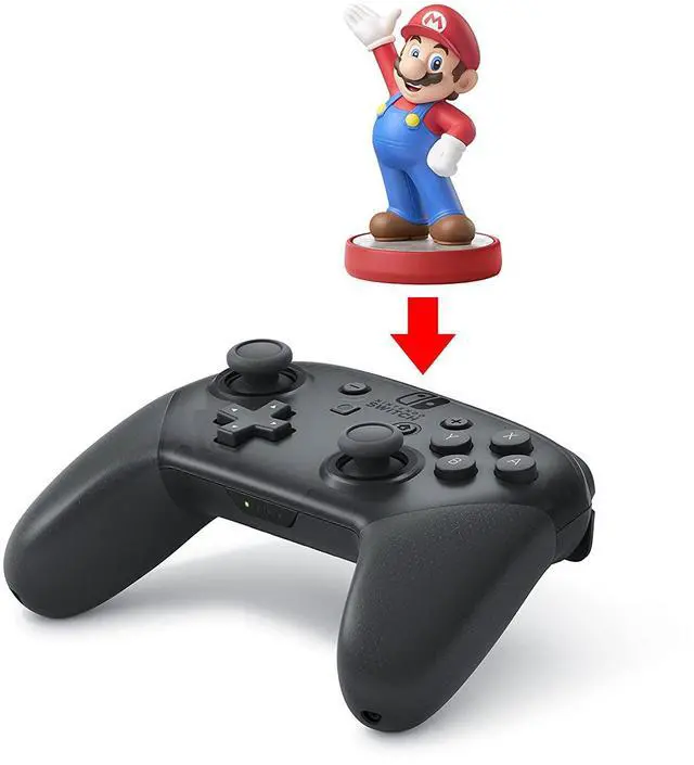 Alt view image 5 of 7 - Nintendo Switch White OLED Console with Pro Controller, MightySkins Console and Controller Skin Voucher, and 1 Year CPS Extended Warranty