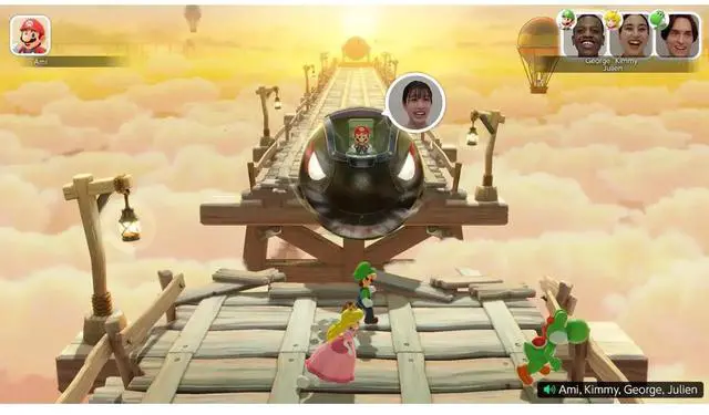 Alt view image 5 of 7 - Nintendo Switch 2 Console with Super Mario Party Jamboree, Pro Controller, MightySkins Code and 1 CPS Year Extended Warranty