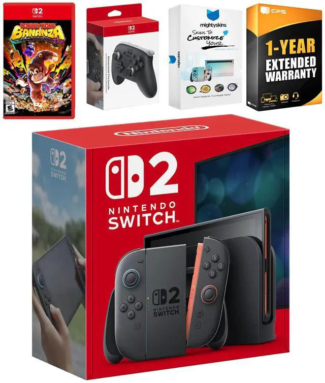 NINTENDO SWITCH proコン　セット Amazonプライムデー】Switch2用プロコンと「ドンキーコング