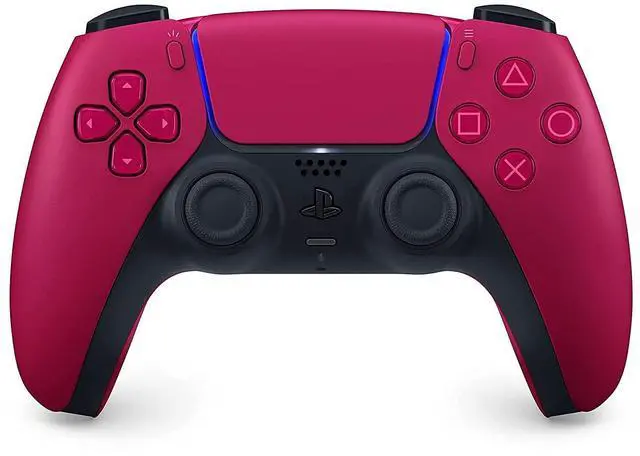 Alt view image 3 of 7 - Sony Playstation 5 Slim Disc with White Pulse Headset, Extra Cosmic Red Controller, Trigger Stop Kit, FPS Grip Kit and MightySkins Decal Voucher + 1 Year CPS Extended Warranty