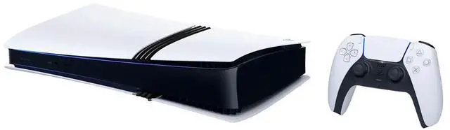 Alt view image 2 of 7 - Sony Playstation 5 Pro Bundle with Extra Starlight Blue Controller, Plantronics Headset, Trigger Stop Kit, Dual Charge Dock and MightySkins Decal Voucher Plus 2 Year CPS Extended Warranty