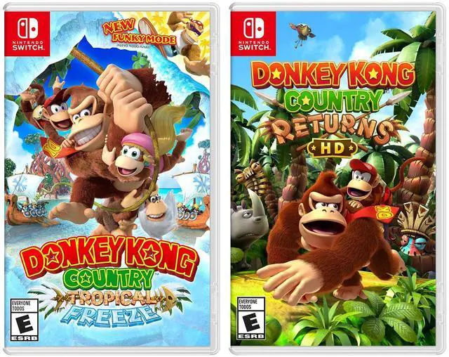 Main image of Donkey Kong Country: Tropical Freeze and Donkey Kong Country Returns HD Bundle - Nintendo Switch