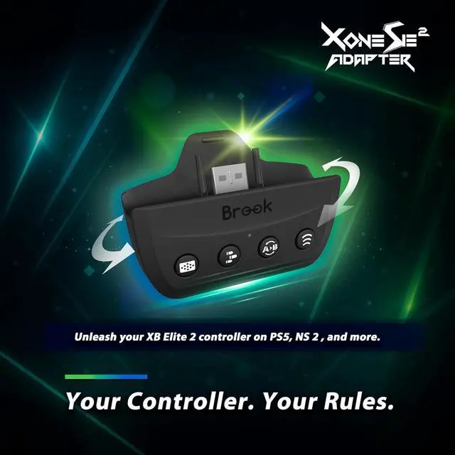 Alt view image 9 of 14 - Brook Gaming Xone SE2 Compatible with Xbox Controller Adapter: Cross Play Converter for PS5 / NS 2 / PC | Elite Series 2 Compatible | Turbo / Remap / Motion / Vibration