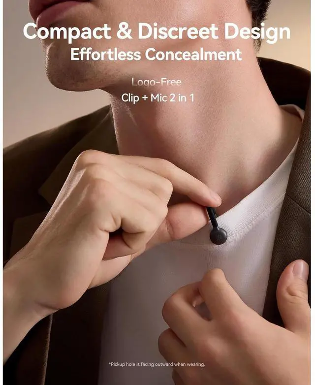 Alt view image 11 of 16 - Hollyland Lark M2S Ultimate Combo (Camera RX+USB-C RX+Lightning RX) Wireless Lavalier Microphone for iPhone/Camera/Android/PC, Compact Mic, Titanium Clip, Noise Cancelling, Content Creation